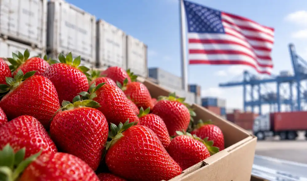Perú exportó fresas por más de US$ 60 millones en 2025